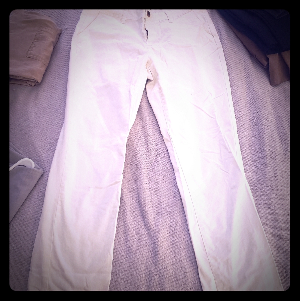 White Chinos
